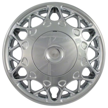 Coast2Coast 15", 12 Split Spoke, Silver, Plastic, Set Of 4, Lug Covers IWC44115S